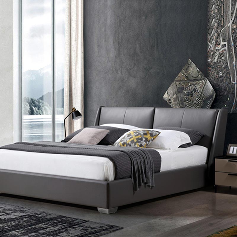 Bed Upholstered Modern Ing Kulit